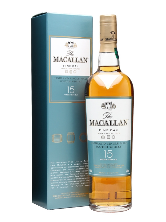 Macallan 15 Year Triple Cask Highland Single Malt Scotch K D Wines Spirits